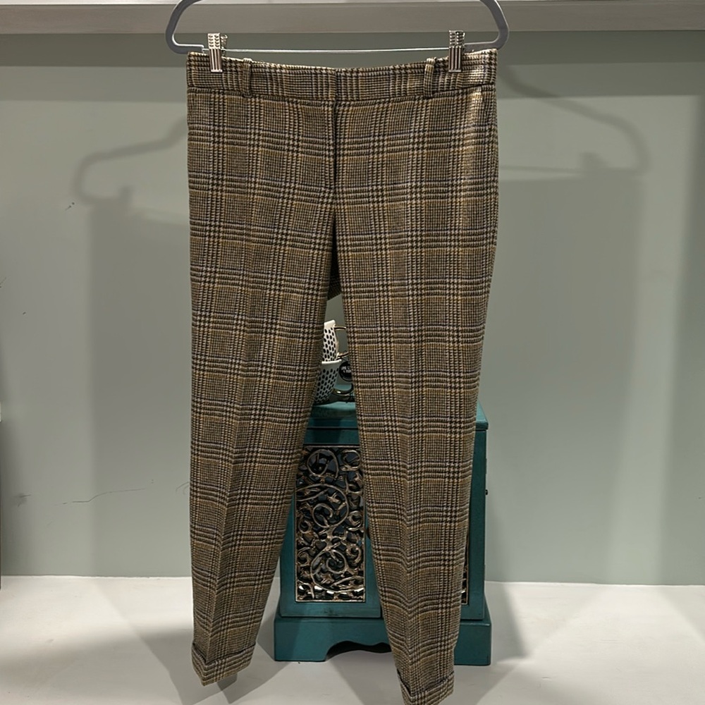 J Crew Cafe Capri Wool Pants Size 6